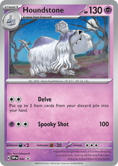 Houndstone 042 Scarlet & Violet Black Star Promos