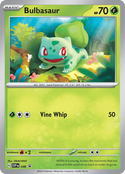 Bulbasaur 046 Scarlet & Violet Black Star Promos