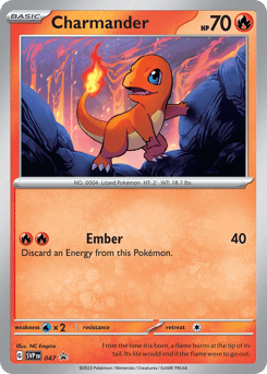 Charmander 047 Scarlet & Violet Black Star Promos