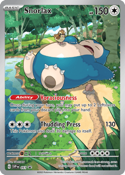 Snorlax 051 Scarlet & Violet Black Star Promos