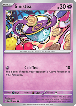 Sinistea 062 Scarlet & Violet Black Star Promos