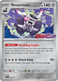 Revavroom 008 Scarlet & Violet Black Star Promos