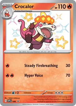 Crocalor 080 Scarlet & Violet Black Star Promos
