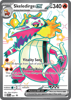 Skeledirge ex 081 Scarlet & Violet Black Star Promos