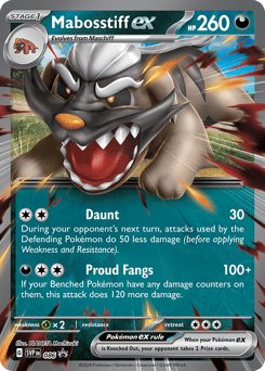 Mabosstiff ex 086 Scarlet & Violet Black Star Promos