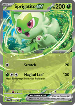 Sprigatito ex 087 Scarlet & Violet Black Star Promos