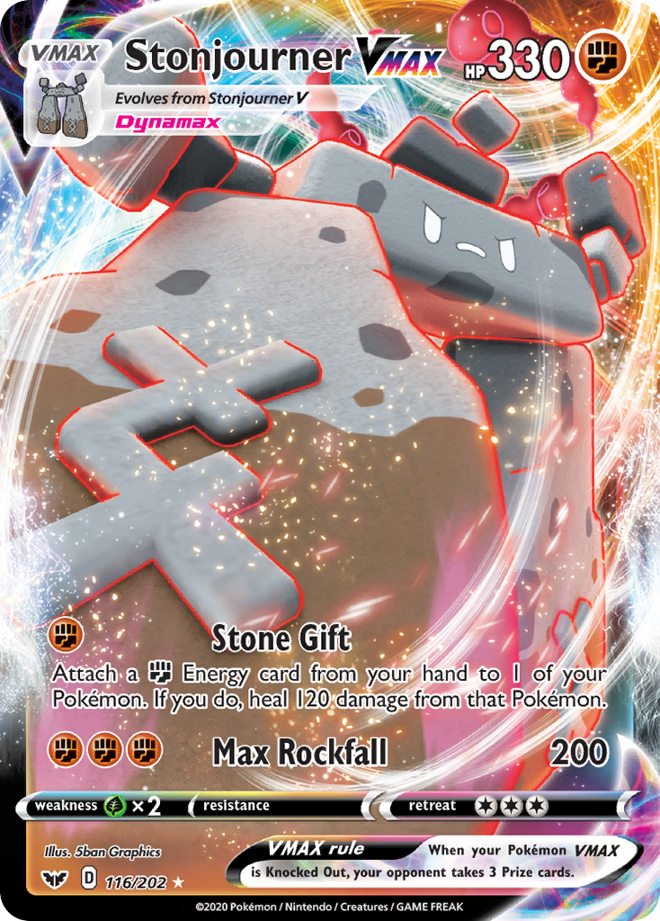 Stonjourner VMAX 116/202 Sword & Shield