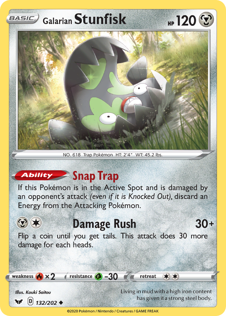 Galarian Stunfisk 132/202 Sword & Shield