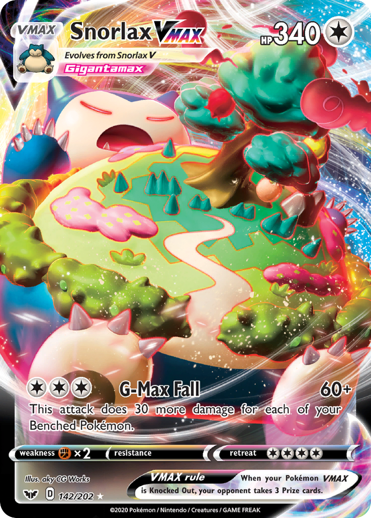 Snorlax VMAX 142/202 Sword & Shield