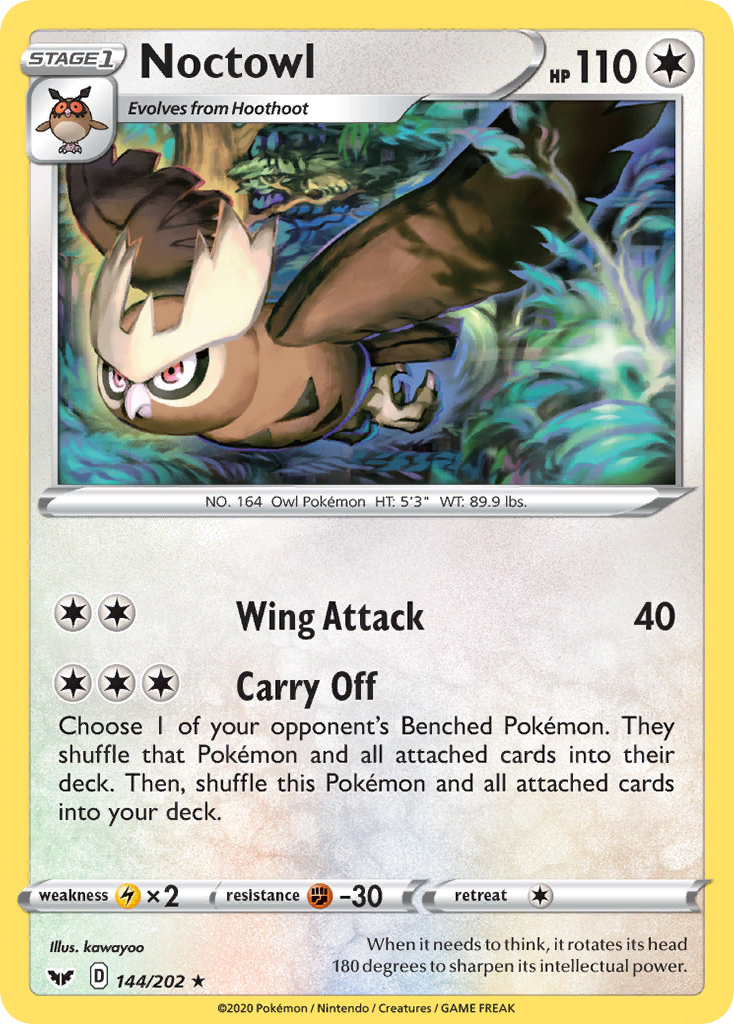 Noctowl 144/202 Sword & Shield