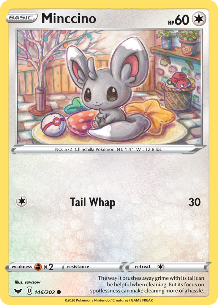 Minccino 146/202 Sword & Shield
