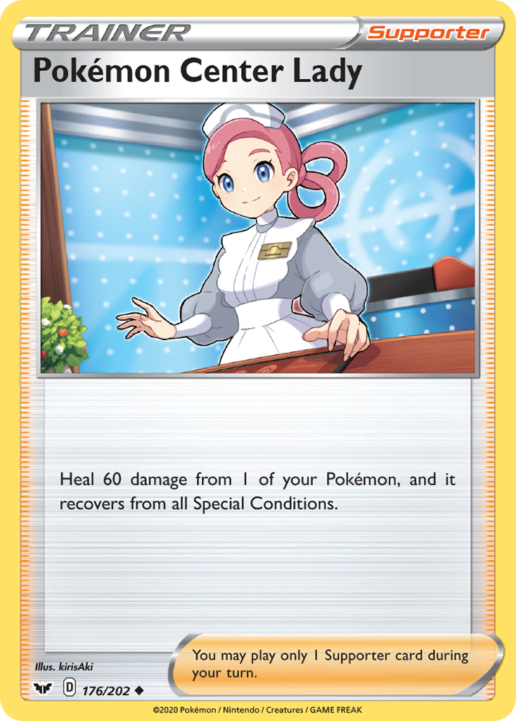 Pokémon Center Lady 176/202 Sword & Shield