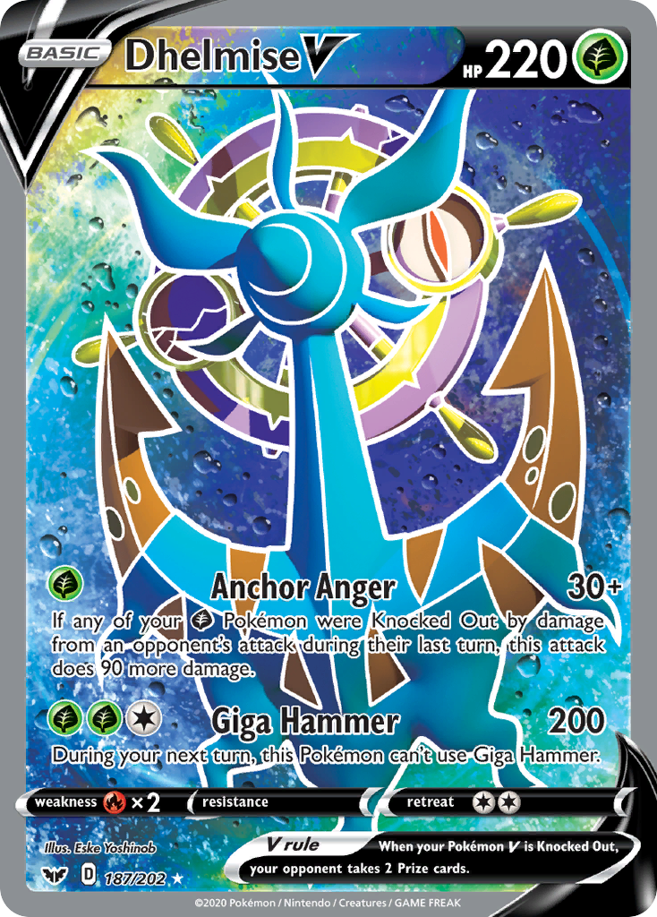 Dhelmise V 187/202 Sword & Shield