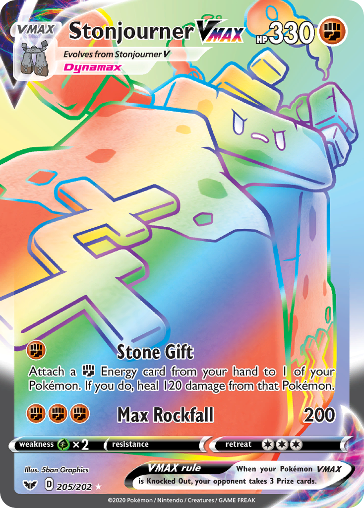 Stonjourner VMAX 205/202 Sword & Shield