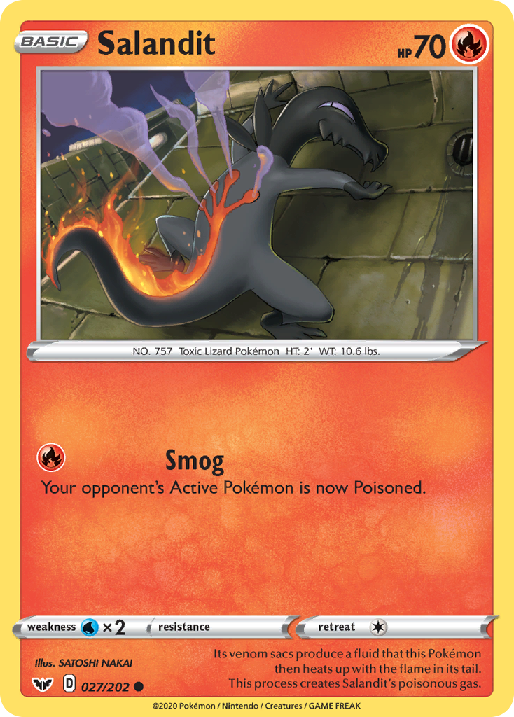 Salandit 027/202 Sword & Shield