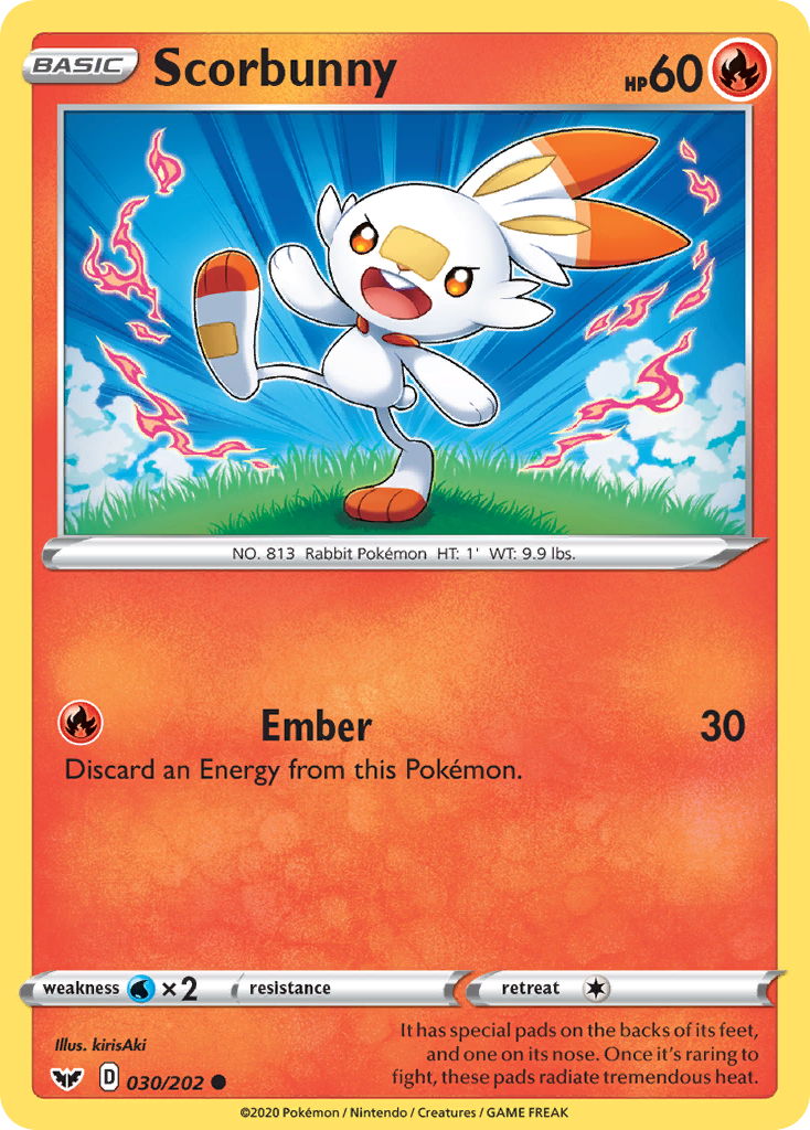 Scorbunny 030/202 Sword & Shield