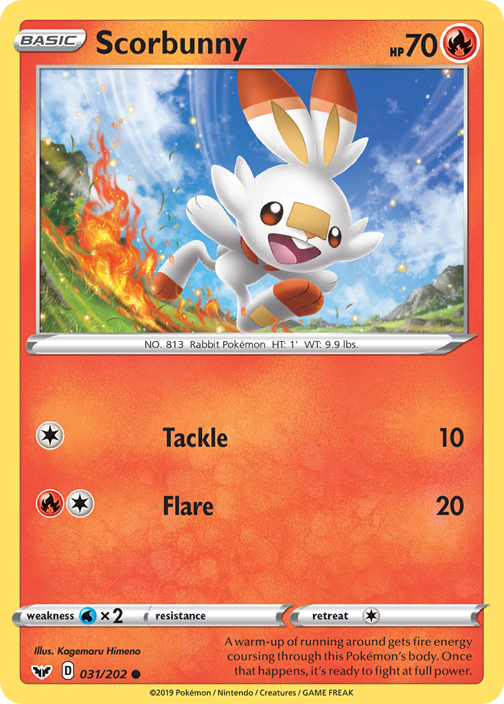 Scorbunny 031/202 Sword & Shield