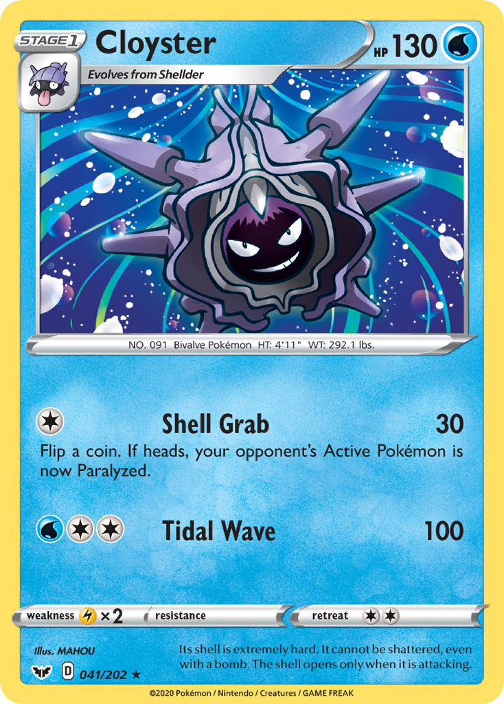 Cloyster 041/202 Sword & Shield