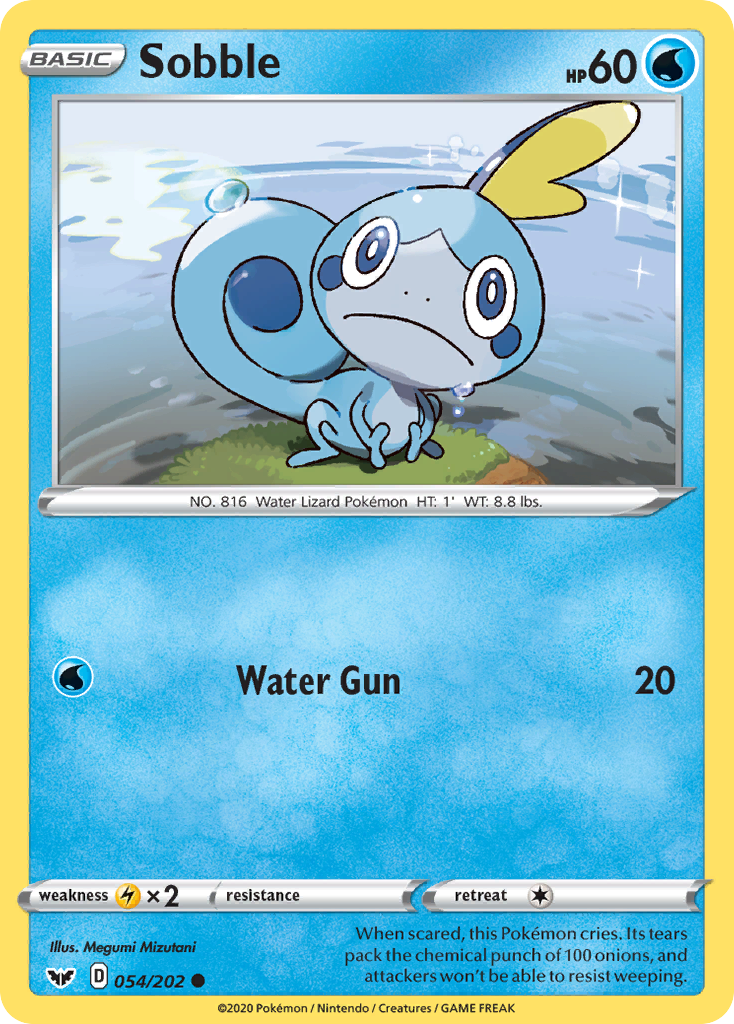 Sobble 054/202 Sword & Shield