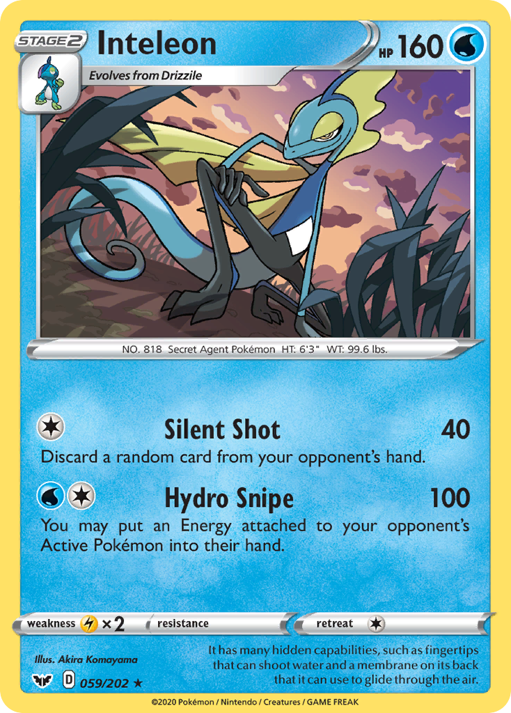 Inteleon 059/202 Sword & Shield
