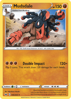 Mudsdale 106/202 Sword & Shield