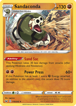 Sandaconda 110/202 Sword & Shield