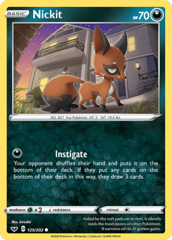 Nickit 125/202 Sword & Shield