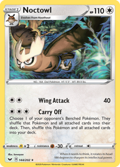 Noctowl 144/202 Sword & Shield