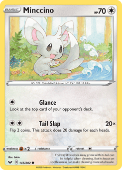 Minccino 145/202 Sword & Shield
