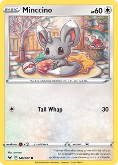 Minccino 146/202 Sword & Shield