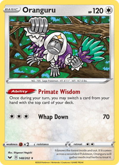 Oranguru 148/202 Sword & Shield