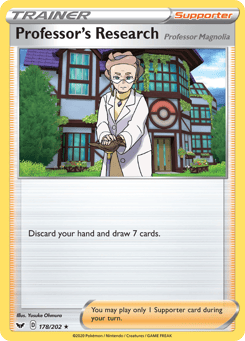 Professor's Research (Professor Magnolia) 178/202 Sword & Shield