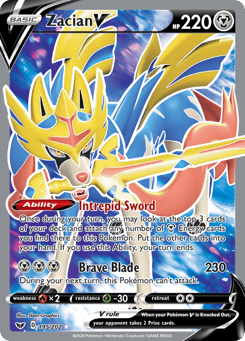 Zacian V 195/202 Sword & Shield