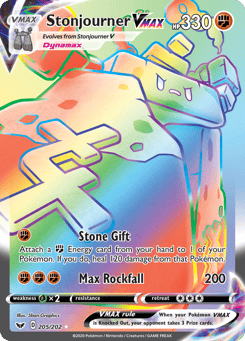 Stonjourner VMAX 205/202 Sword & Shield