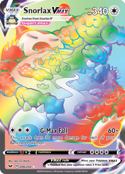 Snorlax VMAX 206/202 Sword & Shield
