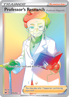 Professor's Research (Professor Magnolia) 209/202 Sword & Shield