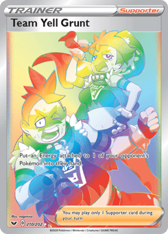 Team Yell Grunt 210/202 Sword & Shield