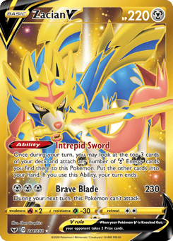 Zacian V 211/202 Sword & Shield