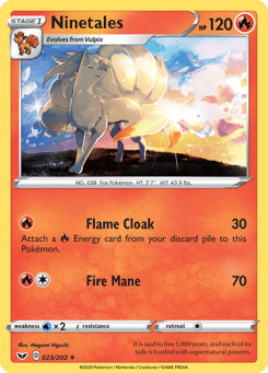 Ninetales 023/202 Sword & Shield