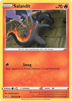 Salandit 027/202 Sword & Shield