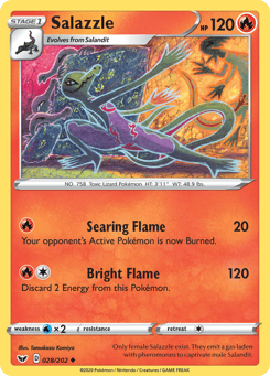 Salazzle 028/202 Sword & Shield