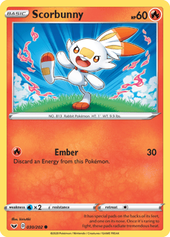 Scorbunny 030/202 Sword & Shield