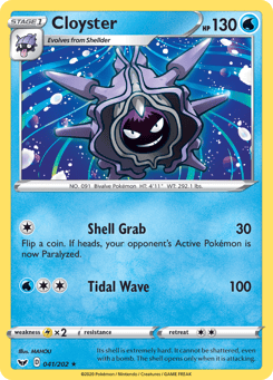 Cloyster 041/202 Sword & Shield
