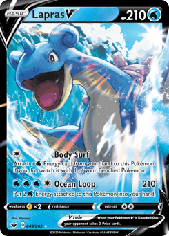 Lapras V 049/202 Sword & Shield