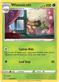 Whimsicott 006/202 Sword & Shield