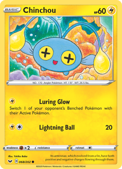 Chinchou 068/202 Sword & Shield