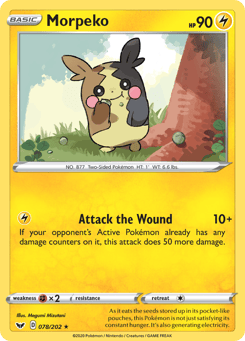 Morpeko 078/202 Sword & Shield