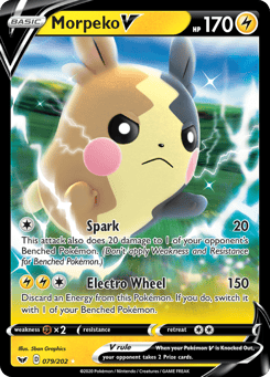 Morpeko V 079/202 Sword & Shield