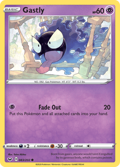Gastly 083/202 Sword & Shield