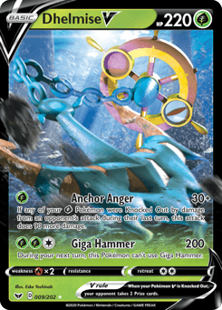Dhelmise V 009/202 Sword & Shield